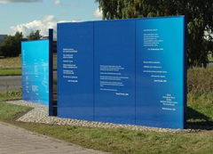 Ściana Poezji wykonana w systemie panelowym Paroc, Turku